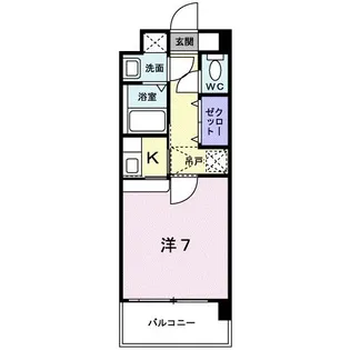 エバー グリーン【1階】の間取り