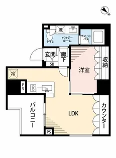 レジディア勝どき【11階】の間取り