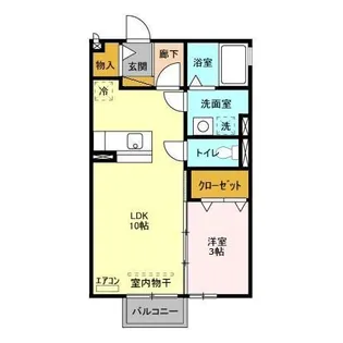サニー キャッスル【2階】の間取り