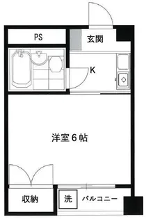 ニューベルハイツ【1階】の間取り