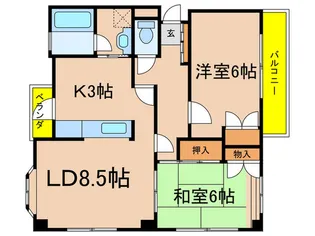 アーバン奥沢【2階】の間取り