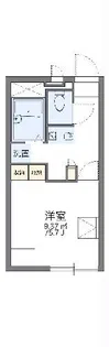 レオパレスF&T I【2階】の間取り