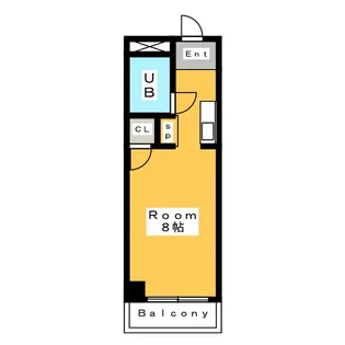祥福マンション和泉【3階】の間取り
