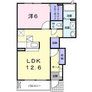 ヴィオラ コート【1階】の間取り