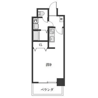 レジデンス新瀬戸【9階】の間取り