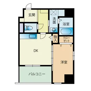 モダンパラッツォ九大医学部前【6階】の間取り