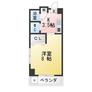 上前津かえでビル【2階】の間取り