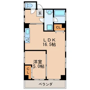メゾン泉【4階】の間取り