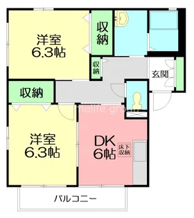 ミルフォード【1階】の間取り