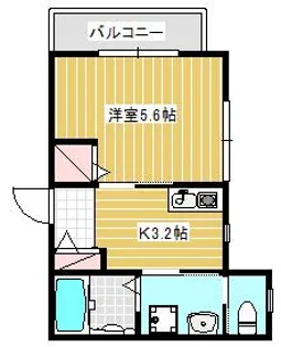 コンフォートビラ茅ヶ崎【1階】の間取り