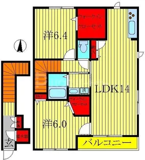 フルール【2階】の間取り