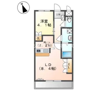 メゾン・ド・アンジュー(Maison・de・Anjuu)【1階】の間取り