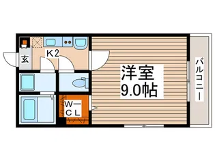 River Side K【1階】の間取り