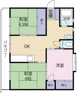平野マンション【3階】の間取り