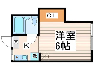 サニ-ハイツN棟【1階】の間取り
