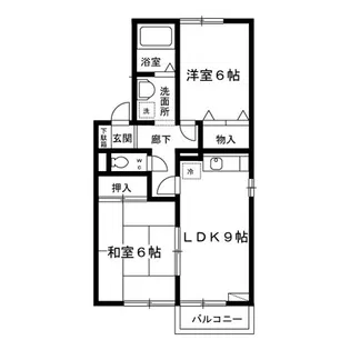 シティハウスBの間取り