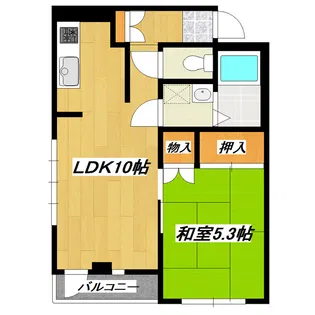 K’s FLAT【2階】の間取り