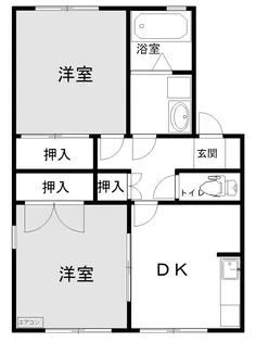 ハイネス瀬山A【1階】の間取り