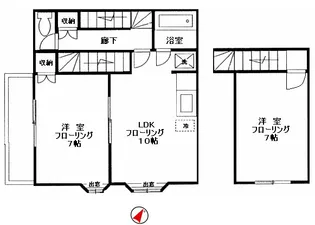 河崎ハウス【2階】の間取り