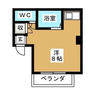 エクレール清峰【2階】の間取り