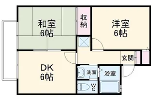 ファミールA【1階】の間取り