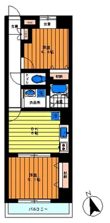 ル・コンフォール【2階】の間取り