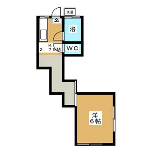 コーポ双葉A【2階】の間取り