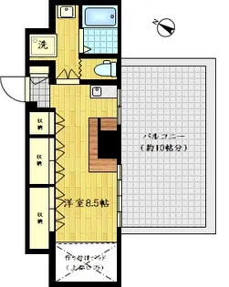 アービラ川崎【4階】の間取り