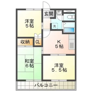 パールロイヤル江島【2階】の間取り