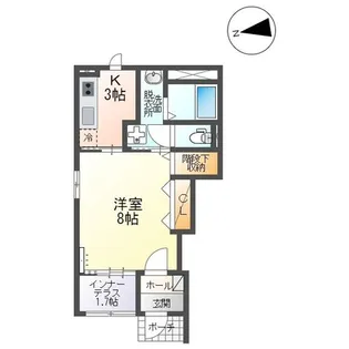 メゾン・リバティー【1階】の間取り