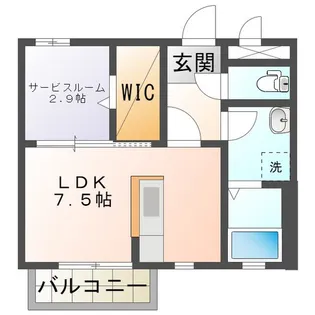 クレセール【2階】の間取り