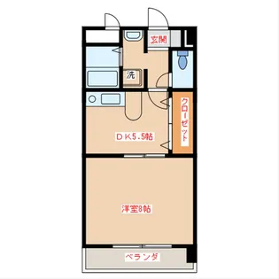 パル・ボヌール周船寺【2階】の間取り