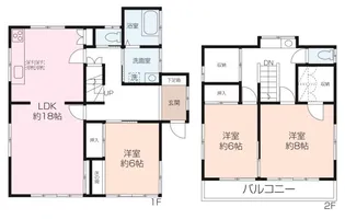 神奈川県藤沢市鵠沼桜が岡4【一戸建】の間取り