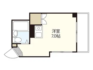 清和榎町【5階】の間取り