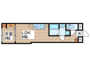 Amirl Premier Otobashi【2階】の間取り