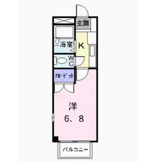 ニューシティサルビア【2階】の間取り