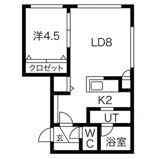 moderuno:h104【1階】の間取り