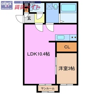 Proud【1階】の間取り