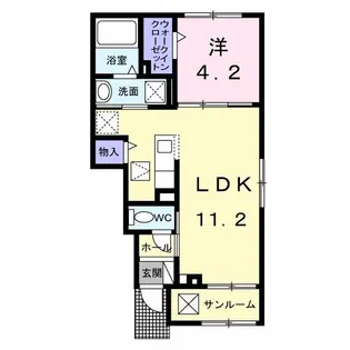 リアン25【1階】の間取り