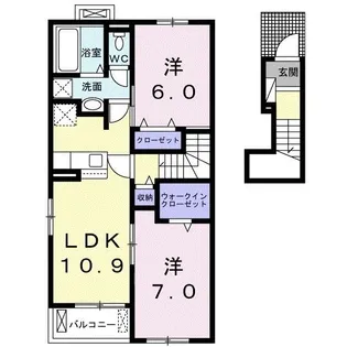 シャトルガーデンFS.IV【2階】の間取り