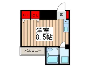 フジハイツ【4階】の間取り