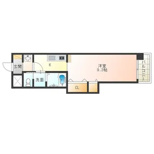 エスポルテ福島【5階】の間取り