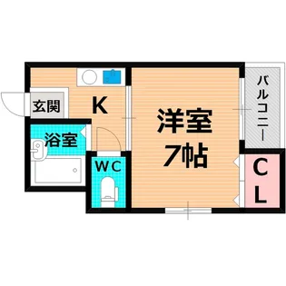大阪府大阪市城東区関目5【マンション】の間取り