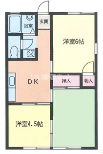 ドミールすみれ【2階】の間取り