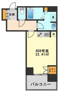 プラウドタワー小岩ファースト【4階】の間取り