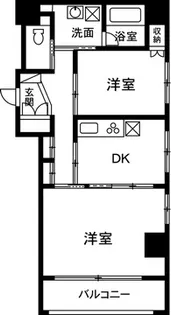 ピアビル【4階】の間取り