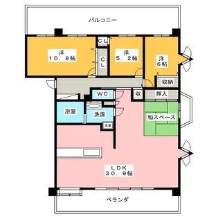 サムティレジデンス東山公園【2階】の間取り