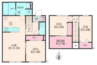 KAMULA 南の間取り