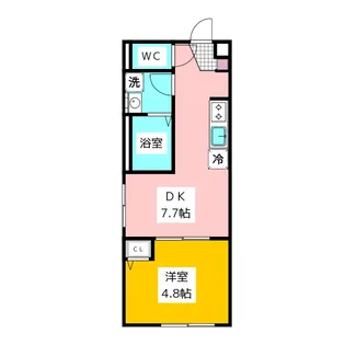 秀和鷺宮【4階】の間取り