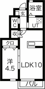 Luana Hale【1階】の間取り